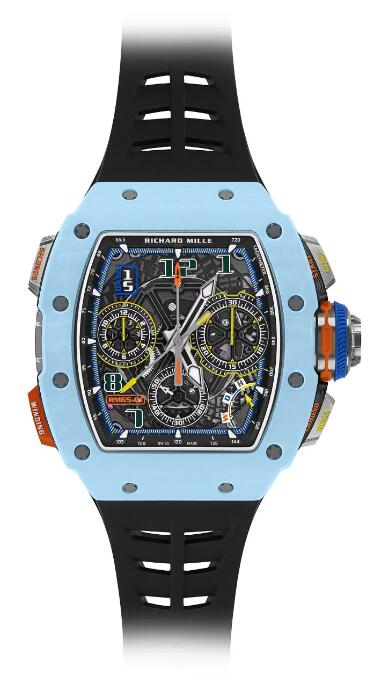 Luxury Richard Mille RM 65-01 Automatic Split-Seconds Chronograph Pastek Blue Quartz TPT Replica Watch